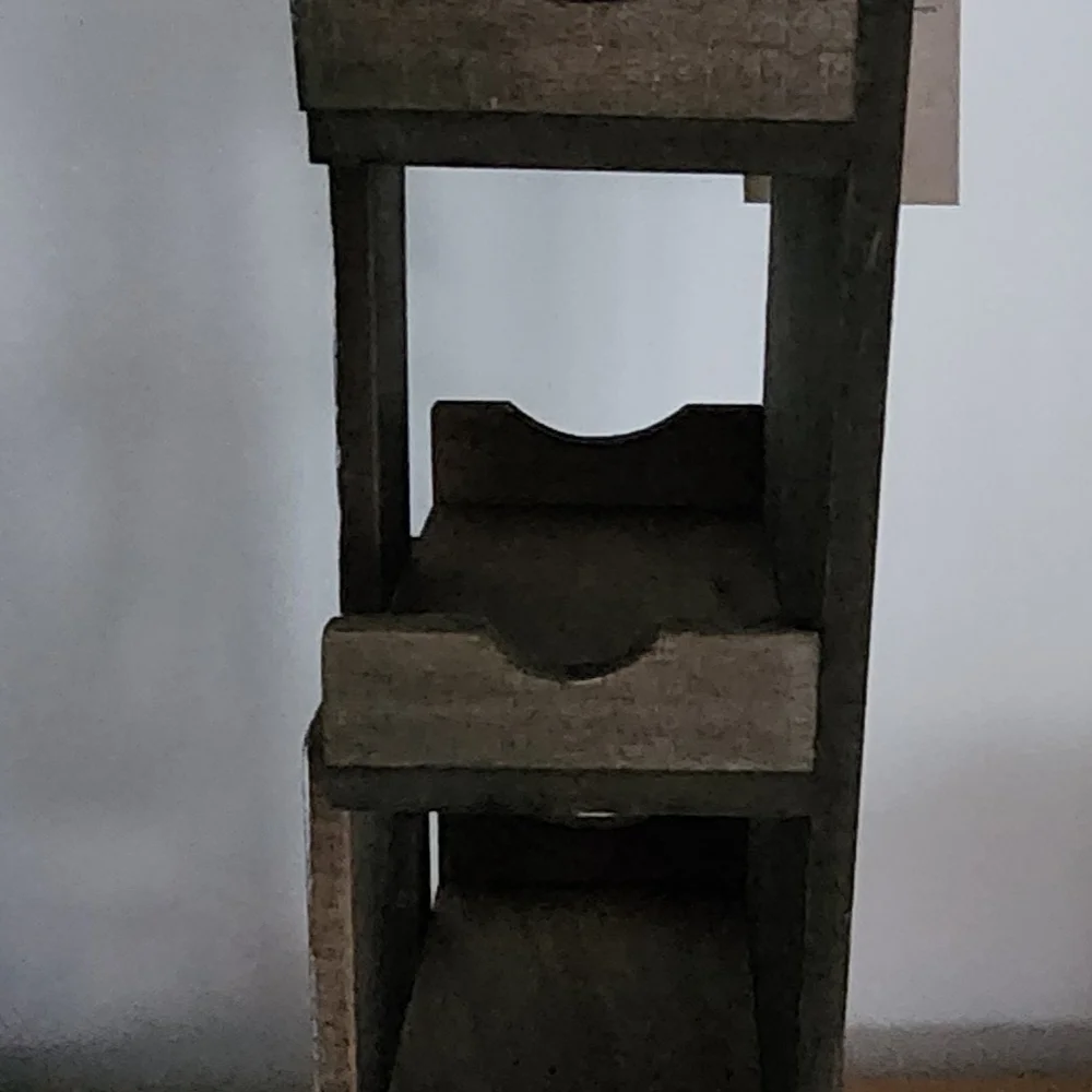 Rustic Wooden Wine Rack